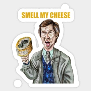 Alan caricature - "Smell my cheese" Sticker